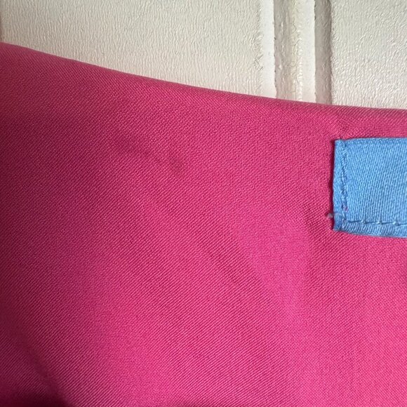 Draper James Pink Polka Dot Button Front Midi Dress Short Sleeve O16 - Picture 3 of 6